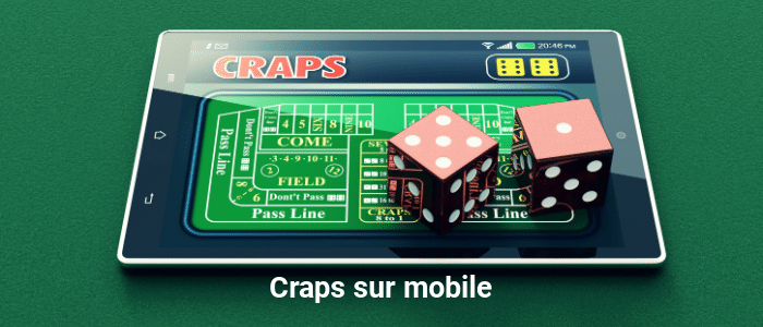 Craps sur Mobile